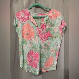 Lilly Pulitzer Size L Duval Top
